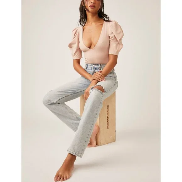 NWOT FREE PEOPLE Va Va Voop Bodysuit / Sweet Nothings - Picture 6 of 8